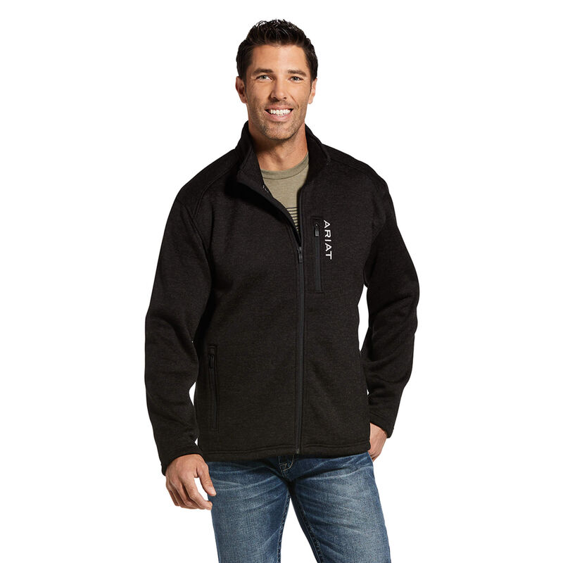 Chaqueta Ariat Caldwell Full Zip Negras Hombre - Chile 932-AZFBGH